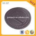 LB327 Wholesale genuine leather patches brands patches for clothing,embossed jeans leather label